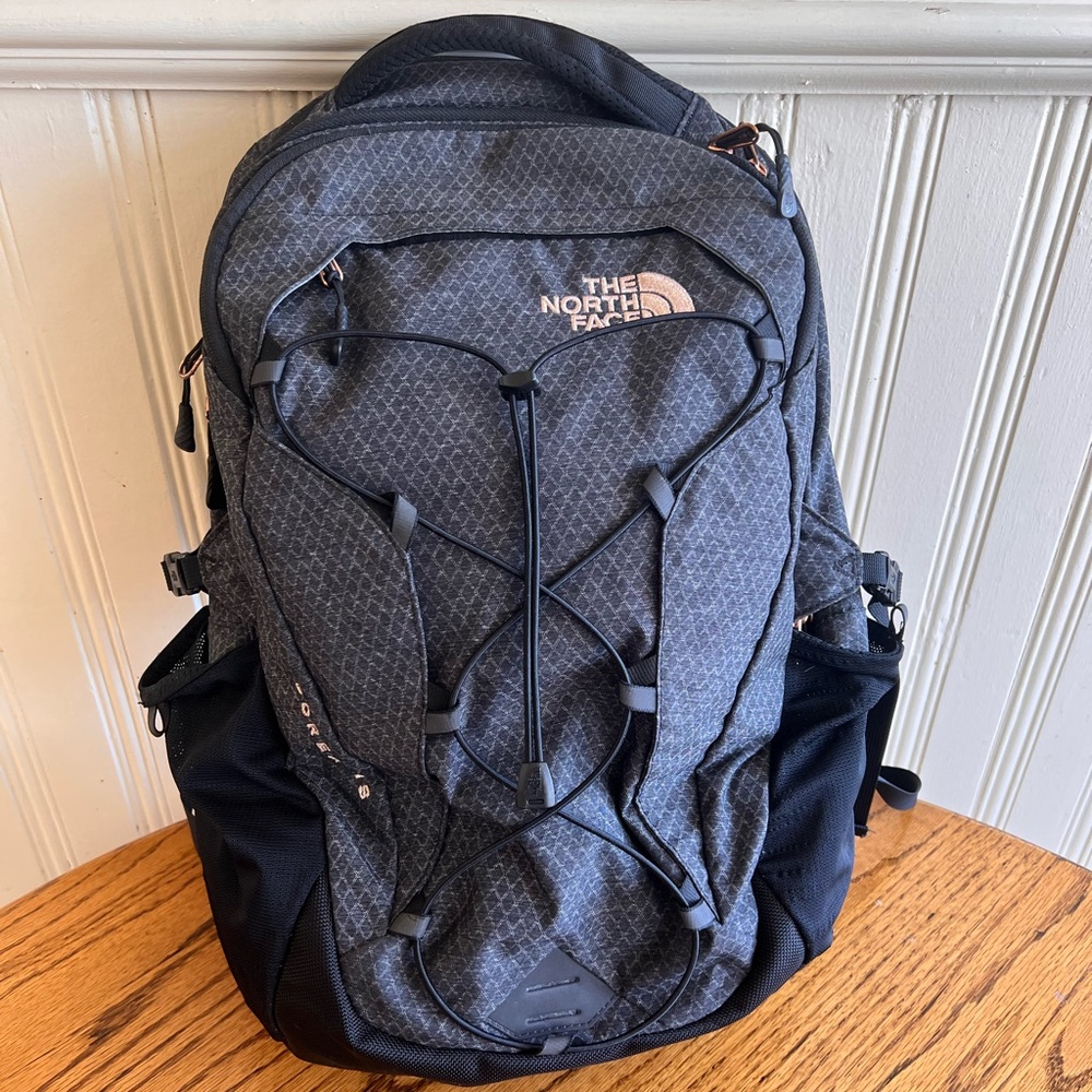 The North Face Borealis Backpack Black Rose Gold
